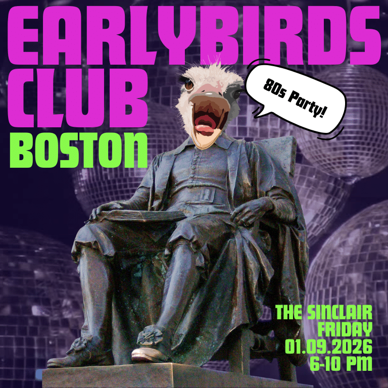 Earlybirds Club Boston poster
