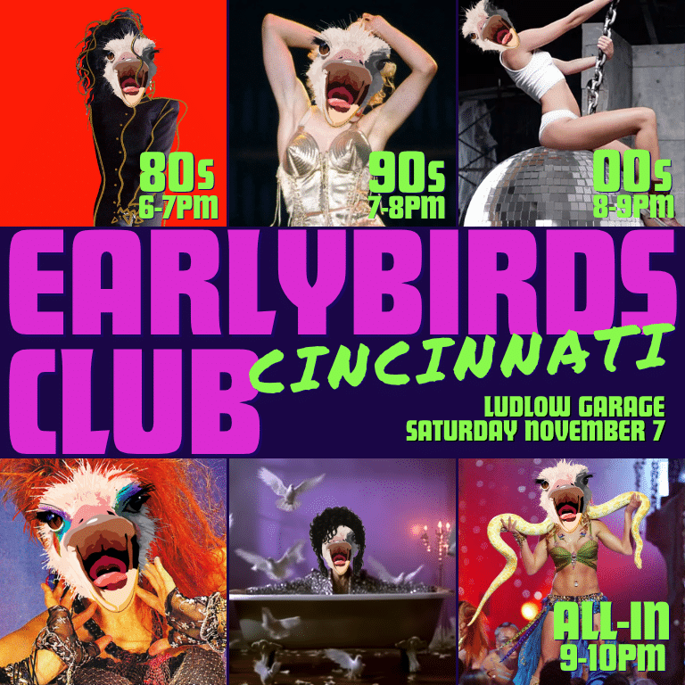 Earlybirds Club – Cincinnati Decades Party